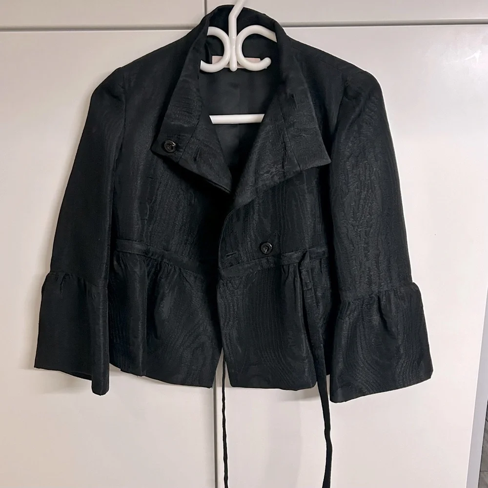 Red Valentino black jacket with bell sleeves, Size 40 (S) - Picture 2 of 11